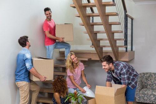 Packing and unpacking service for a Brixton home move