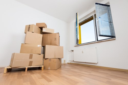 Flat removal support in a Brixton apartment building