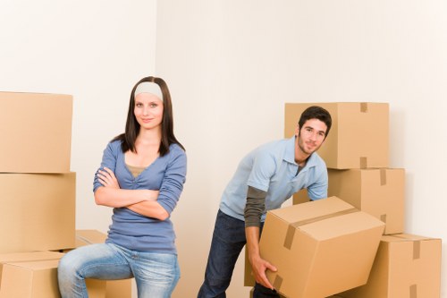 Careful unloading at a Brixton home or flat