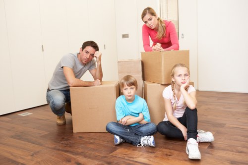 Checklist and packing supplies for a move in Brixton
