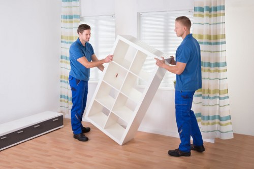Office move preparation in a Brixton commercial building