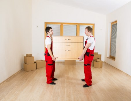 Loading furniture for a Brixton man with van house move